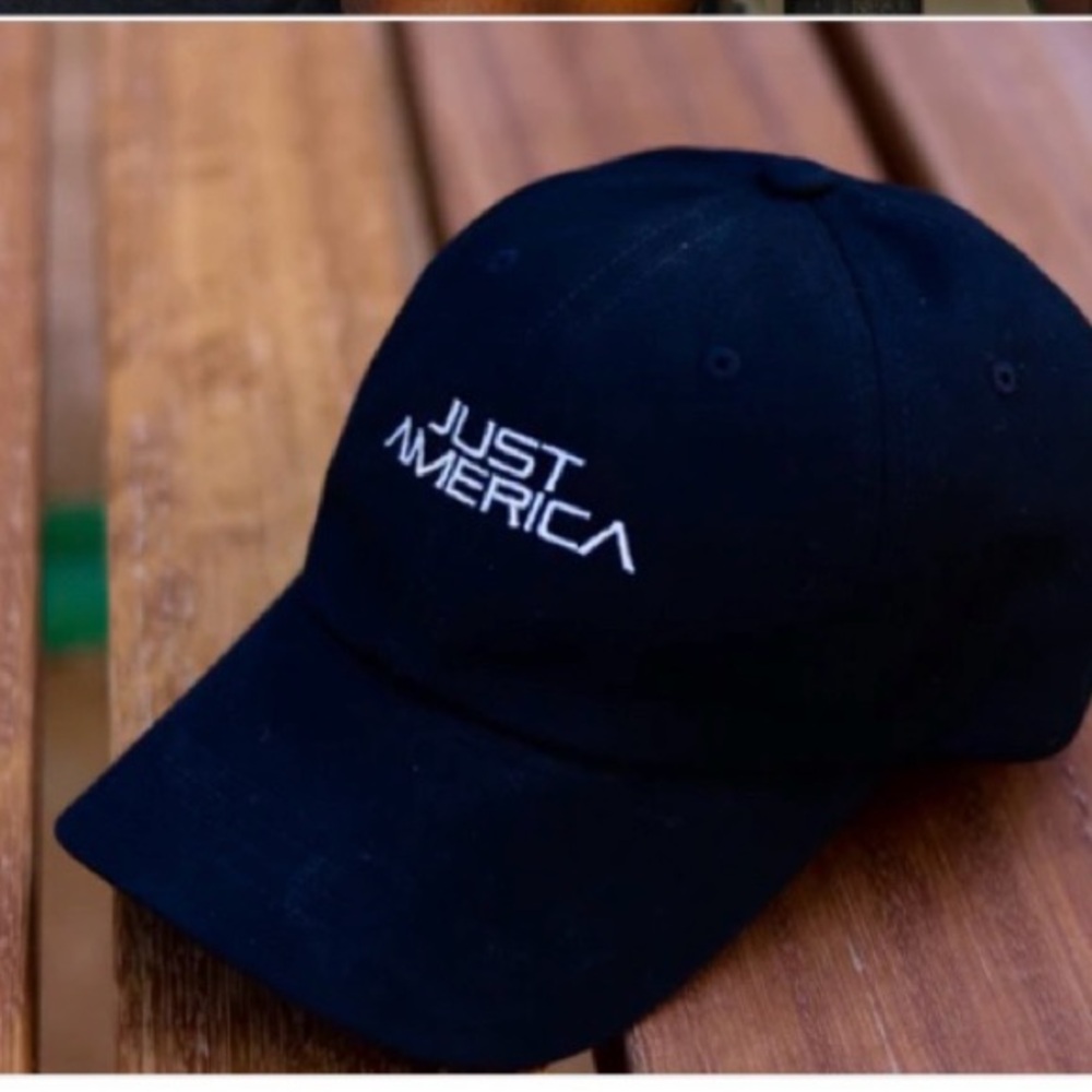 Just America Black Cap 

USA Patriotism Reengineered